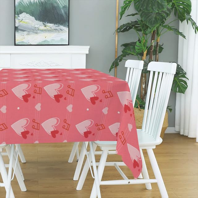 Amazon｜なまけ者雑貨屋長方形バレンタインテーブルクロスハート